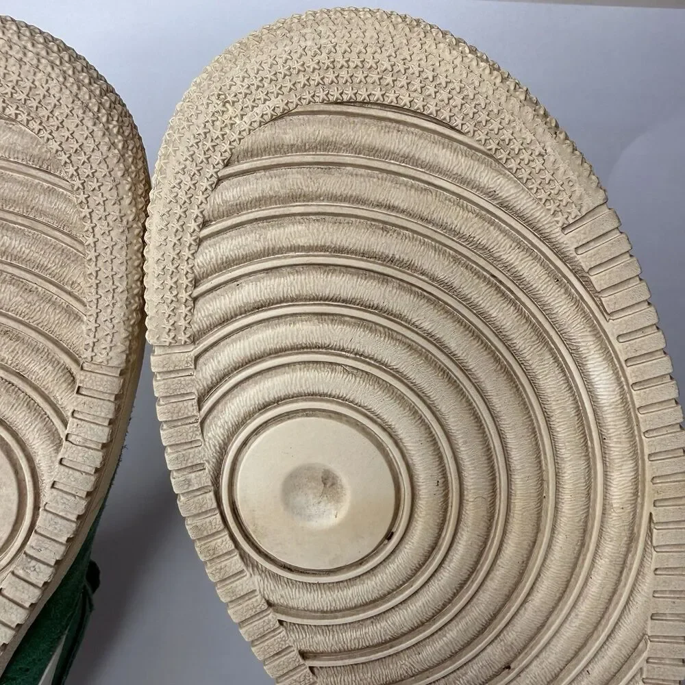 Nike Air Force 1 Low Pine Green Sail Suede Shoes Mens 12 488298-308 AF1 2013 - Picture 13 of 16